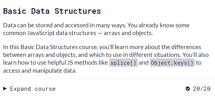 Basic Data Structures