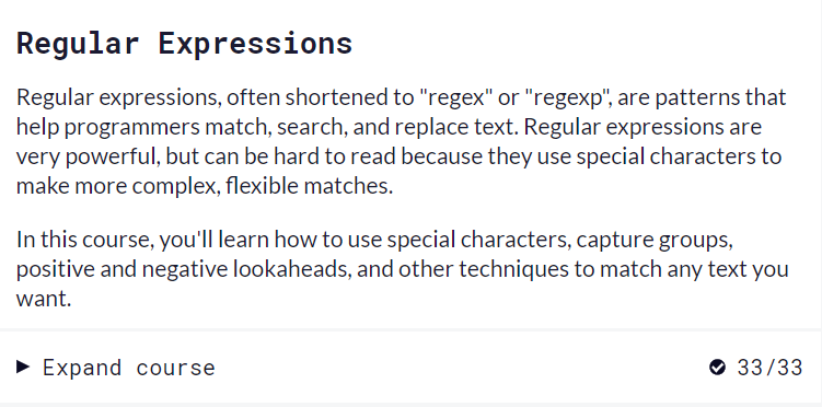 Regular Expressions